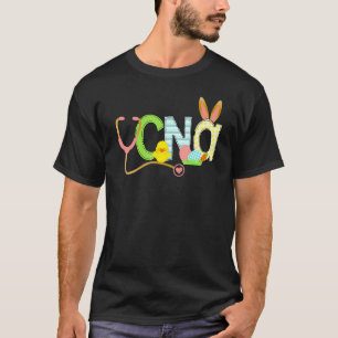 Süße Ostern Krankenschwester Rn Cna Hasenohren Fro T-Shirt