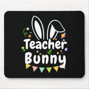 Süße Ostertagszitat-Lehrerin Bunny Cool Oster-Da Mousepad