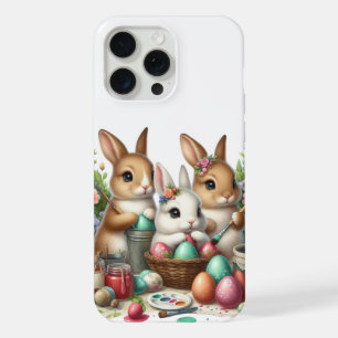 Süße Osthase/Frühjahrs-Malparty iPhone 15 Pro Max Hülle