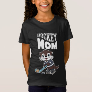 Süße Otter-Hockey-Mutter - Lustige Sport-Tier-Graf T-Shirt
