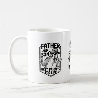 Süße Otter-Vater-und-Sohn-Kaffeetasse Kaffeetasse