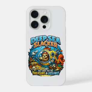 Süße Ozean-Abenteuer-Humor, Lustige Faultier-Tauch iPhone 15 Pro Hülle