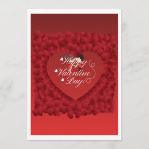 Süße Paarbeillustration Valentinstagskarte Feiertagskarte