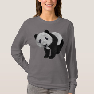 SÜSSE PANDA-BÄR-DAMEN-T-SHIRTS T-Shirt