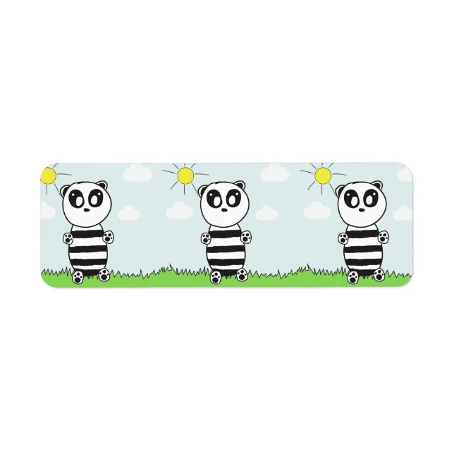 Süße Panda-Illustration (Vorne)
