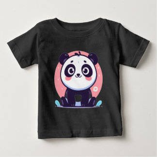 Süße Panda-Illustration Baby-T-Shirt - Süßer Traum Baby T-shirt