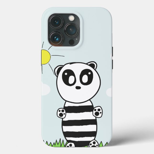 Süße Panda-Illustration Case-Mate iPhone Hülle (Rückseite)