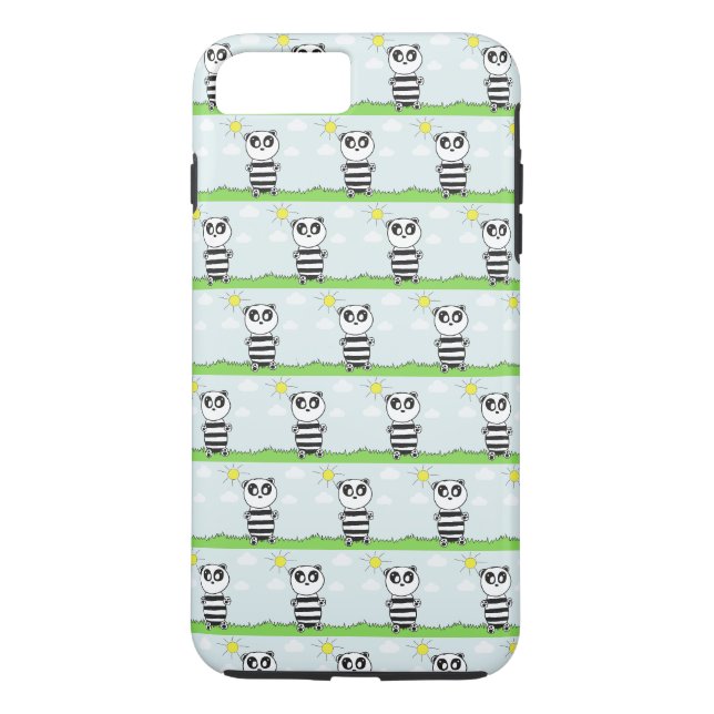 Süße Panda-Illustration Case-Mate iPhone Hülle (Rückseite)
