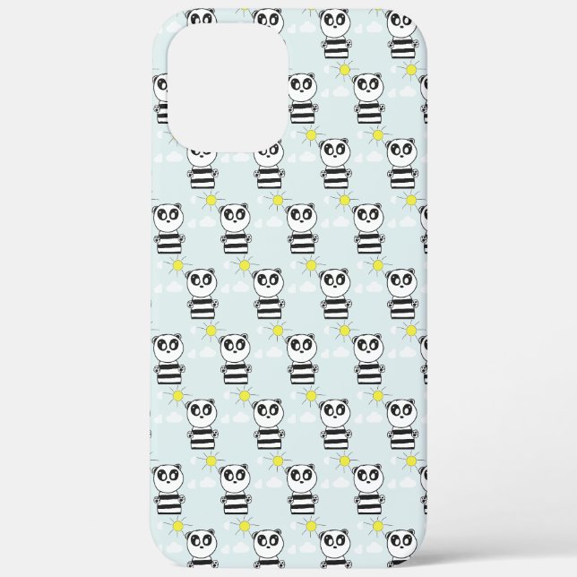 Süße Panda-Illustration Case-Mate iPhone Hülle (Rückseite)
