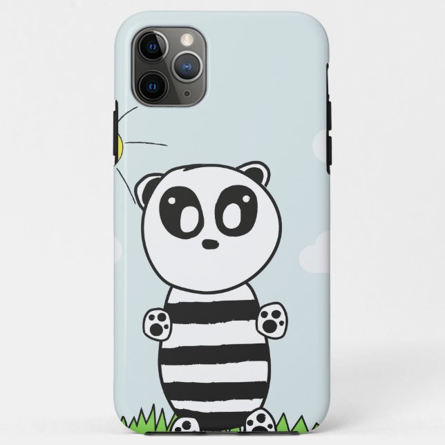 Süße Panda-Illustration Case-Mate iPhone Hülle (Rückseite)