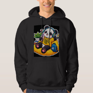 Süße Panda Kuschel Herbst Hoodie – Kawaii Panda Bä