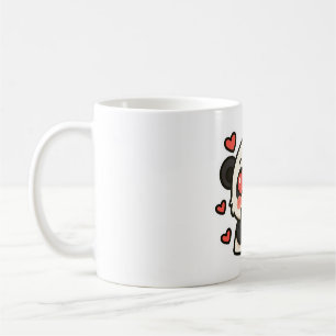 Süße Panda-Liebe-Tasse – Kawaii-Herzenaugen-Design Kaffeetasse