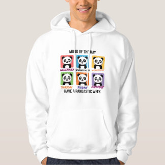 Süße Panda-Stimmung-des-Tages-Hoodie Hoodie