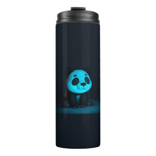 Süße Panda-Stimmung Thermosbecher