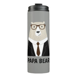 Süße Papa-Bär Vatertagsgeschenk Spezialtasse Thermosbecher