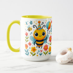 Süße Party-Biene Keramik-Tasse Tasse
