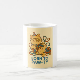 Süße Party-Kitty-Kaffeetasse Kaffeetasse