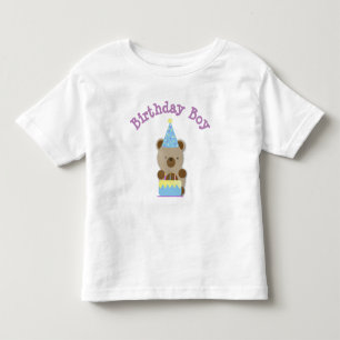 Süße Party Teddybär Geburtstagsjunge Kleinkind T-shirt