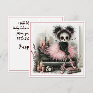 Süße Pastel-Goth-Halloween-Karte