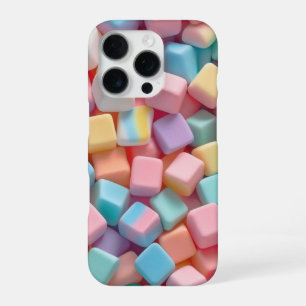 Süße Pastell-Abstrakte-Blocks-Handy-Aufkleber iPhone 16 Pro Hülle
