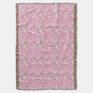 Süße Pastell-Baby-Nursery-Muster-Wurfdecke Decke