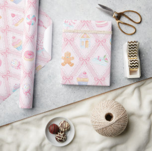 Süße Pastell-Festtagsleckereien Geschenkpapier