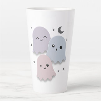 Süße Pastell-Geisterfreunde Halloween Milchtasse