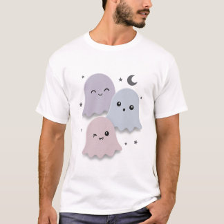Süße Pastell-Geisterfreunde Halloween T-Shirt