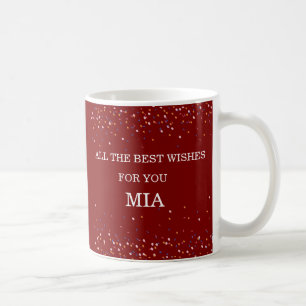 Süße Pastell-Konfetti-Rahmen Happy Birthday Gesche Kaffeetasse