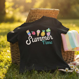 Süße Pastell-Sommer-Ästhetik Tropisches Obst T-Shirt