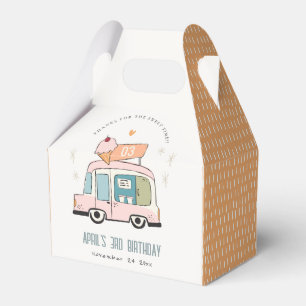 Süße Pastell Süße Zeit Eiswagen Geburtstag Geschenkschachtel