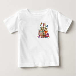 Süße Pastellfarben Baby T-shirt