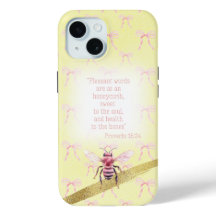 Süße Pastellgelb-Rosa-Schleifen-Gitter-Bibel Rosa 
