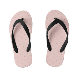Süße Pastellrosa Herzen Kinderbadesandalen