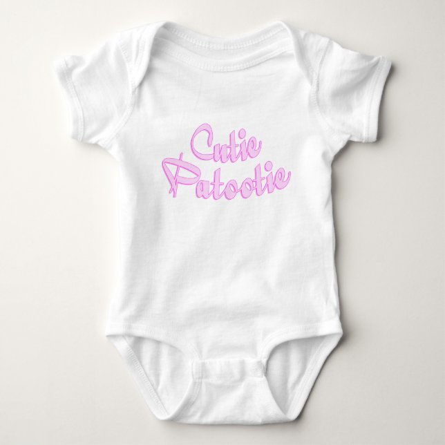Süsse Patootie Baby Strampler (Vorderseite)