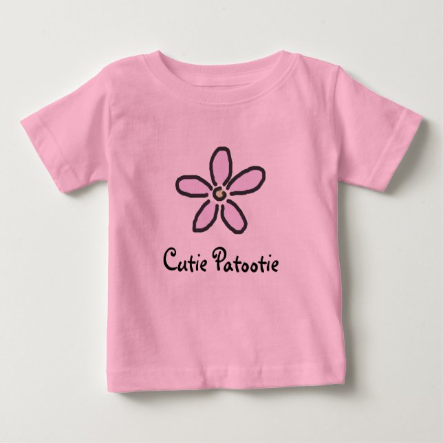 Süsse Patootie Baby T-shirt (Vorderseite)