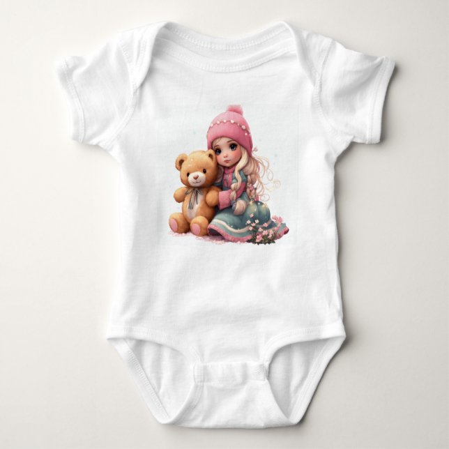 Süsse Patootie Bodysuits: Dress Your Little Darlin Baby Strampler (Vorderseite)