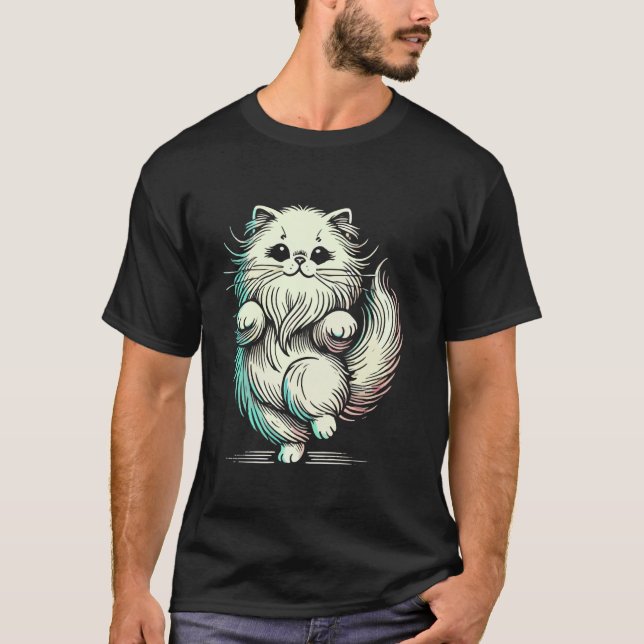 Süße Perserkatze T-Shirt (Vorderseite)