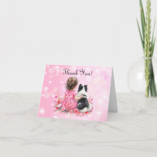 Süße personalisierte Babyparty-Dankeschön Dankeskarte