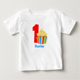 süße personalisierte erste Geburtstags-T-Shirt-Cup Baby T-shirt