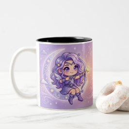 Süße personalisierte Schütze-Sternzeichen-Tasse Zweifarbige Tasse