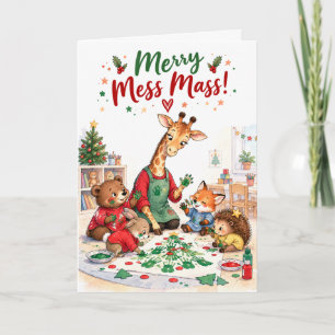 Süße personalisierte Weihnachtsgeschenke für Lehre Feiertagskarte