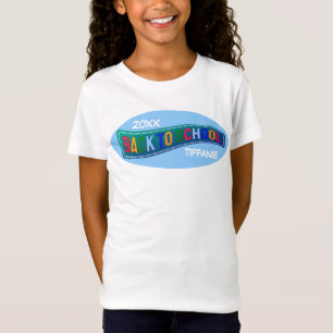 Süße personalisierte Zurück-in-die-Schule-Kleidung T-Shirt
