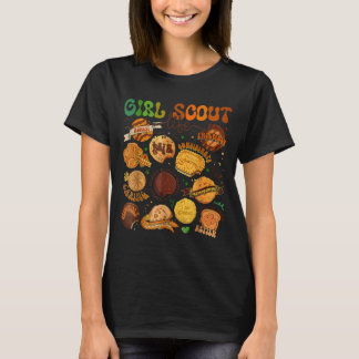Süße Pfadfinderin Keksverkäuferin Mädchen Truppfüh T-Shirt
