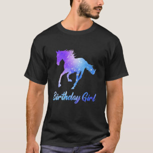 Süße Pferde-Geburtstagsmädchen für Pferd T-Shirt