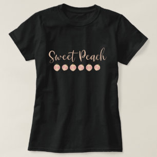Süße Pfirsich Pfirsiche Niedlich Modische Mode T-Shirt