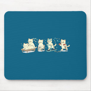 Süße Physiotherapie Kätzchen Fitness Wellness Mousepad