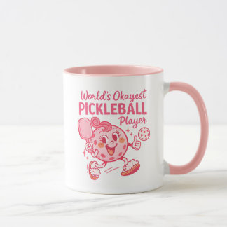 Süße Pickleball-Spielerin Rosa Lustige Pickleballe Tasse