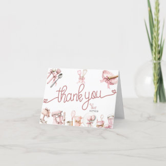 Süsse Pie | Aquarellpinken Danke, Karten
