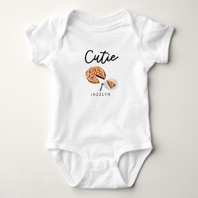 Süsse Pie Baby Bodysuit Strampler (Vorderseite)